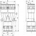 PAY171212N | Разветвитель DN 1х17 + 2х12 мм, полиамид, цвет черный