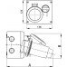 DIS5001686 | Розетка настенная с механической блокировкой и верхним расположением разъема IP44 16А 3P+E 400В