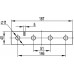 BMD1012HDZ | Пластина соединительная, длина 190 мм, 4отв., горячеоцинкованная