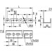 BPF2908 | Профиль BPF, для консолей быстрой фиксации BBF,  L800, толщ.2,5 мм