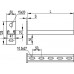 BBP2120ZL | Консоль одиночная, 41х21, осн.200 мм, цинк-ламельная