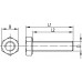 CM020816INOX316L | Болт с шестигранной головкой М8х16, нержавеющая сталь AISI 316L