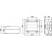 85708 | Щиток настен.с двер.8мод.,IP65,сер.,с усил. клем.блок.1х87308
