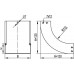 36683KZL | Угол CS 90 вертикальный внутр.90° 150х80 в комплекте с крепежнымиэлементами и соединительными пластинами, необходимыми для монтажа, цинк-ламельный