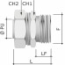 EX6014-32A | Взрывозащищенная Ex e муфта металлорукав-коробка. DN26 мм. M32х1,5.Никелированная латунь. IP66/67