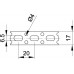 CM610040 | Лента монтажная перфорированная, 17х0,6