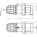 DIS2133237F | Вилка кабельная с безвинтовыми клеммами IP44 32A 3P+E+N 400В