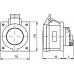 DIS4221667 | Розетка панельная IP44 16A 3P+E+N 400В