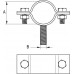 NK3001 | Трубный хомут для изоляционной штанги, Ø32