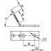 BMC1023HDZ | Уголок крепежный двойной 30º, горячеоцинкованный