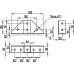 BSF4103HDZ | Крепление с площадкой 250х55мм для профиля BPM-41 , горячеоцинкованное