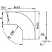 LK0063 | Крышка на угол горизонтальный 90 градусов, осн.600, R=300мм