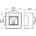 10665B | Коробка в сборе с 1 розеткой RJ45, кат.5е (телефон / компьютер), коричневая (розница)