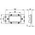 75021W | Каркас на 4 модуля, белый, RAL 9010