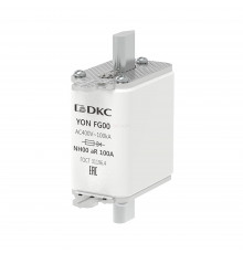 Предохранитель YON ножевого типа FG00 100А 400V характеристика aR