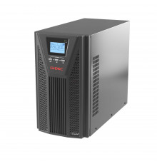 Онлайн ИБП ДКС серии Small Tower, 3000 ВА/2700 Вт, клеммы, EPO, USB, RS-232, RJ45,  з/у 1А, 8 x 7 Ач