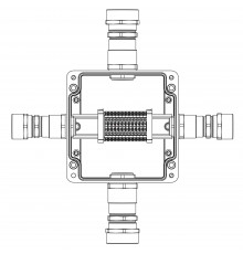 TBE-P-05-(12xCBC.2)-2xKH3MHK(A)-1xKH3MHK(B)-2xKH3MHK(C)-1xKH3MHK(D)1Ex e IIC Т5 Gb / Ex tb IIIC T95°C Db IP66 / ШЗ / КЗ