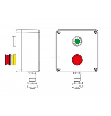 CPE-P-05-(1xP1G(11)-1xP3E(11))-1xKAEPM2MHK-20(C)1Ex d e IIC Т5 Gb / Ex tb IIIC T95°C Db IP66 / КЗ