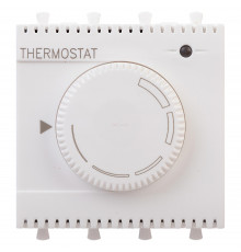Термостат модульный для теплых полов, Avanti, Белое облако, 2 модуля