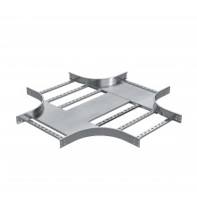 Х-образный ответвитель 150х150, толщ. 3 мм, R300, в комплекте с крепёжными элементами, необходимыми для монтажа, алюминий