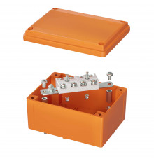 Коробка пластиковая FS с гладкими стенками и клеммниками, IP56, 150х110х70 мм, 4р, 450V, 32A, 10 мм2, нерж.контакт