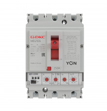 Автоматический выключатель YON MD100H-MR1 3P 100А 65kA Ir 0.4…1xIn Isd 1.5…10xIn