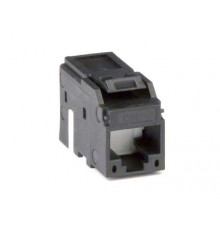 Модуль  Keystone RJ45 CAT5E неэкранированный, черный (форм-фактор МС)