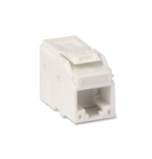 Модуль  Keystone RJ45 CAT5E неэкранированный, белый (форм-фактор МС)