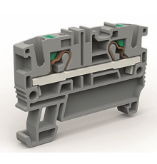 Проходная клемма 2 точки подключения на 4 кв.мм