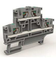 Двухуровневая клемма на 4 кв.мм