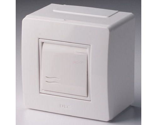 10002 | Коробка в сборе с выключателем, белая
