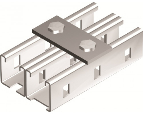 BMD1011HDZ | Пластина соединительная, длина 90 мм, 2отв., горячеоцинкованная