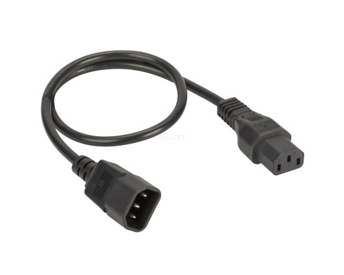 R5CORD3405 | Кабель питания ДКС, IEC320 C13 - IEC320 C14, 0.5 м, сечение 3 х 1,5 мм