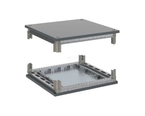 R5GTB88 | Комплект, крыша и основание, для оцинкованных шкафов CQE, 800 x 800 мм