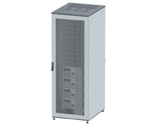 R5IT2466PF | Напольный 19 IT-корпус ДКС серии CQE 24U 600х1200х600, двери перфорированная+перфорированная, панели для крыши, кабельный ввод,RAL7011/7035