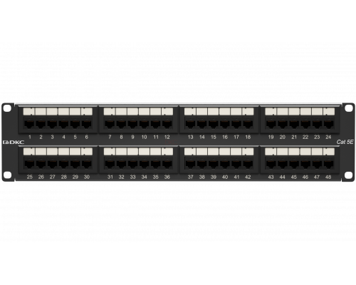 RN5PPU242 | Патч-панель 19,2U,CAT5E, 48 портов RJ45, неэкранированная