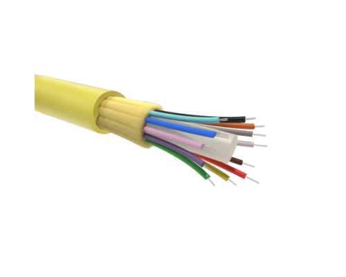 RNDTIN9S8LSYL | Кабель волоконно-оптический DT OS2,9/125 мкм,8 волокон в плотном буферном покрытии
