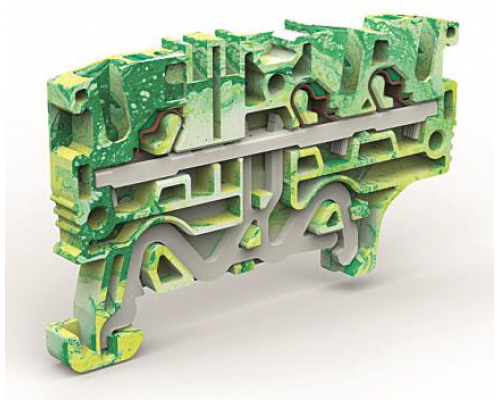 ZEFCE210 | Клемма заземления 3 точки подключения на 2,5 кв.мм